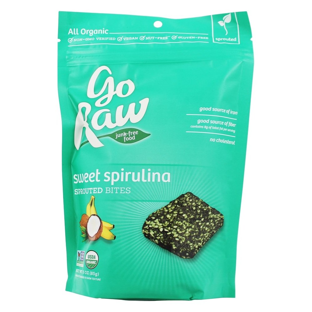 Go Raw Organic Spirulina Bites (12x3 OZ)