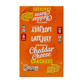 Late July Bite Size Cheddar Cheese Sack (4x8x1 Oz)