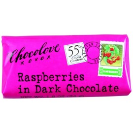 Chocolove Dark Chocolate Raspberry Mini Bar (12x1.2 Oz)