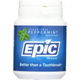 Epic Dental Xylitol Gum Peppermint (1x50 CT)