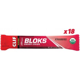 Clif Bar Strawberry Clif Bar Shot Blok (18x2.1 Oz)