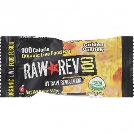 Raw Revolution Golden Cashew Bar (20x0.8OZ )