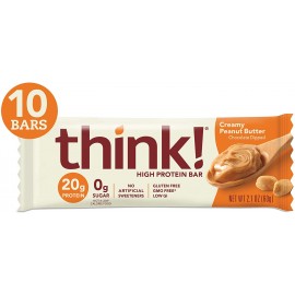 Think Baby Creamy Peanut Butter Thin Bar (10x2.1 Oz)