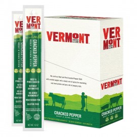 Vermont Smoke & Cure Realsticks Cracked Pepper (24x1Oz)