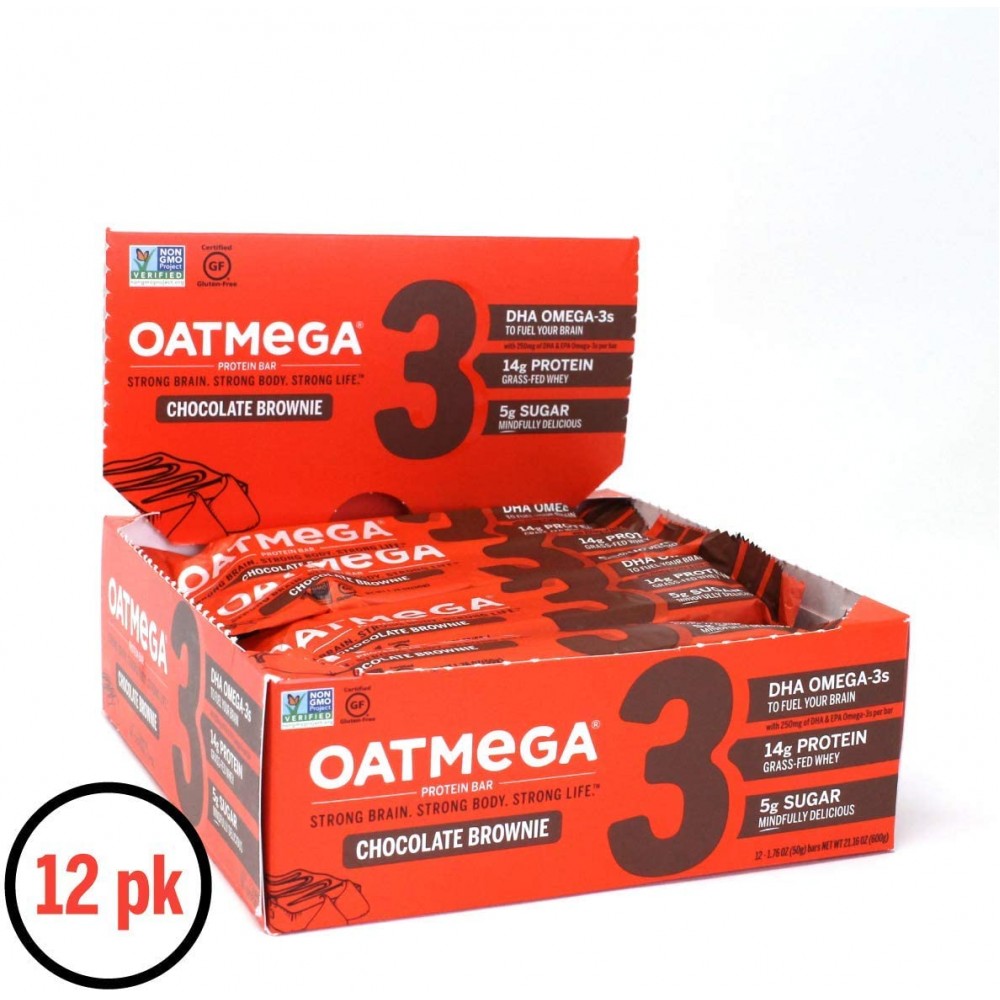 Oatmega Bar Brownie Crisp (12x1.8Oz)