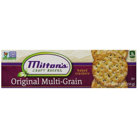 Milton's Wholewheat Round Crackers Multigrain (12x8.3 Oz)