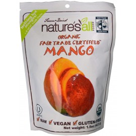 Nature's All Foods Free Trade Freeze Dried Raw Mango (12x1.2 Oz)