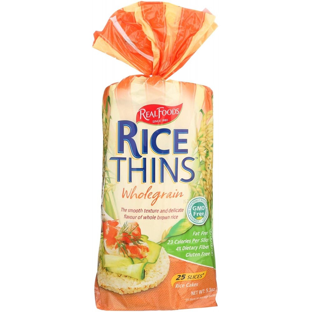 Real Foods Wg Rice Thins (6x5.3OZ )