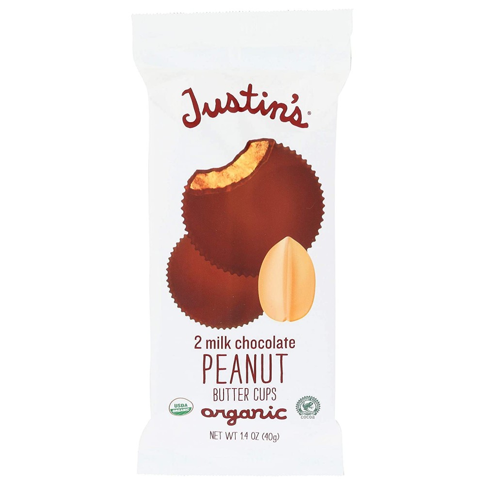 Justin's Milk Chocolate P/Butter Milk Cups (12x1.4 Oz)