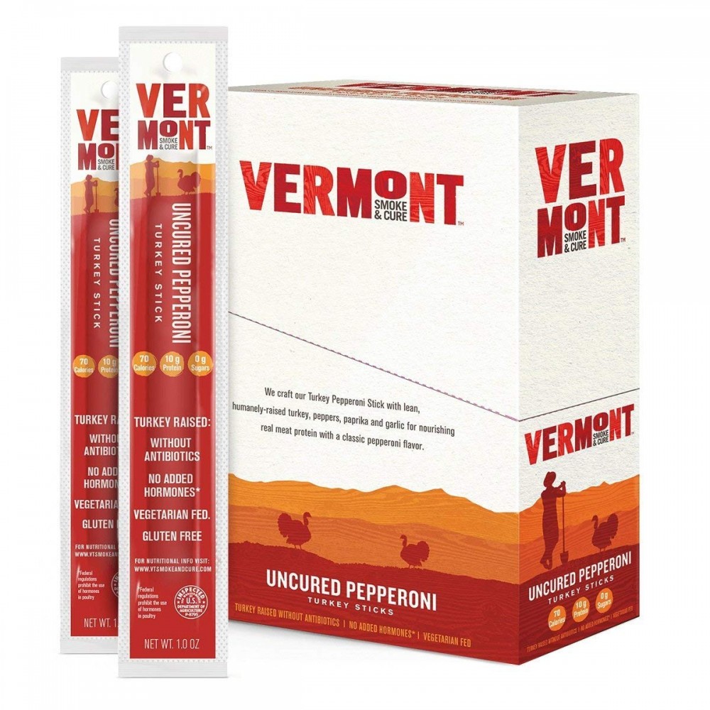 Vermont Smoke and Cure Sticks Turkey Uncured Pepperoni (24x1 OZ)