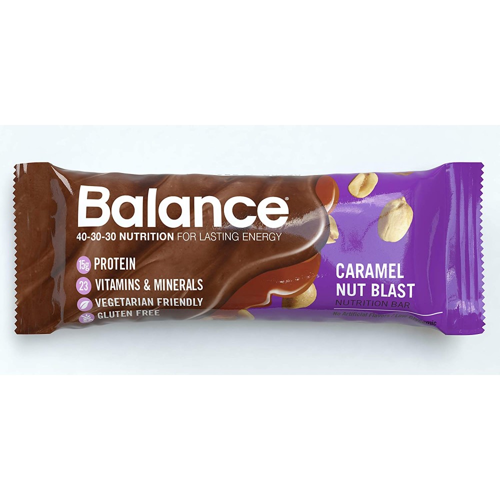 Balance Bar Gold Caramel Nut Blast (6x1.76Oz)