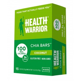 Health Warrior Coconut Chia Bar (15x0.88OZ )