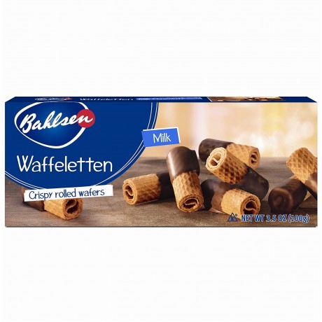 Bahlsen Milk Chocolate Wafer Rolls (12x3.5Oz)