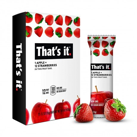 Thats It Apple StrawberryBar (12x1.2Oz)