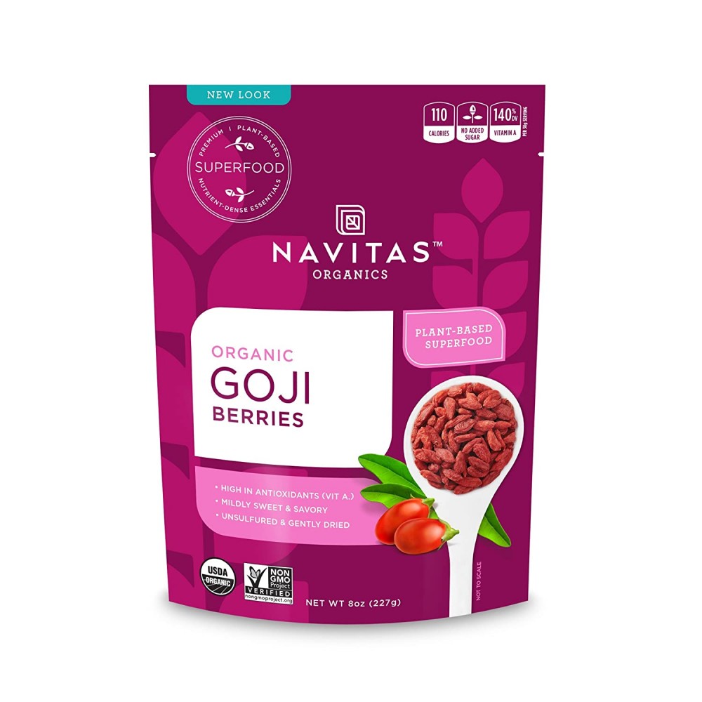 Navitas Naturals Organic Goji Berries (12x8 OZ)