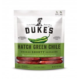 Duke's Smoked Shorty Sausages Hatch Green Chile (8x5 OZ)