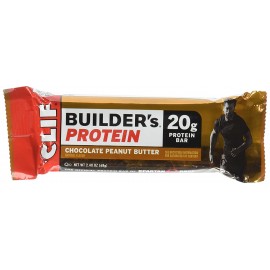 Clif Bar Builder's Bar Crunchy Peanut Butter (12x2.4Oz)