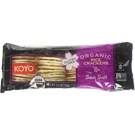 Koyo Organic Rice Crackers Sea Salt (12x3.5 OZ)