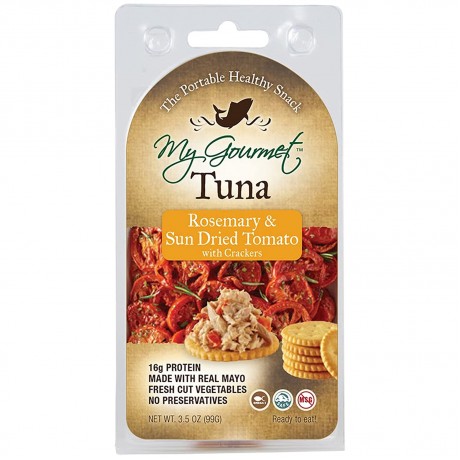 My Gourmet Tuna Rosemary Sundried Tomato with Crackers (12x3.5 OZ)