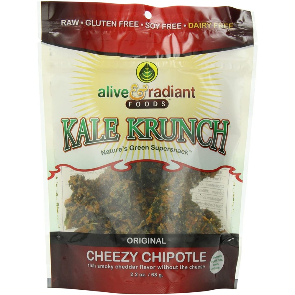 Alive & Radiant Foods Kale Krunch Cheezy (12x2.2OZ )