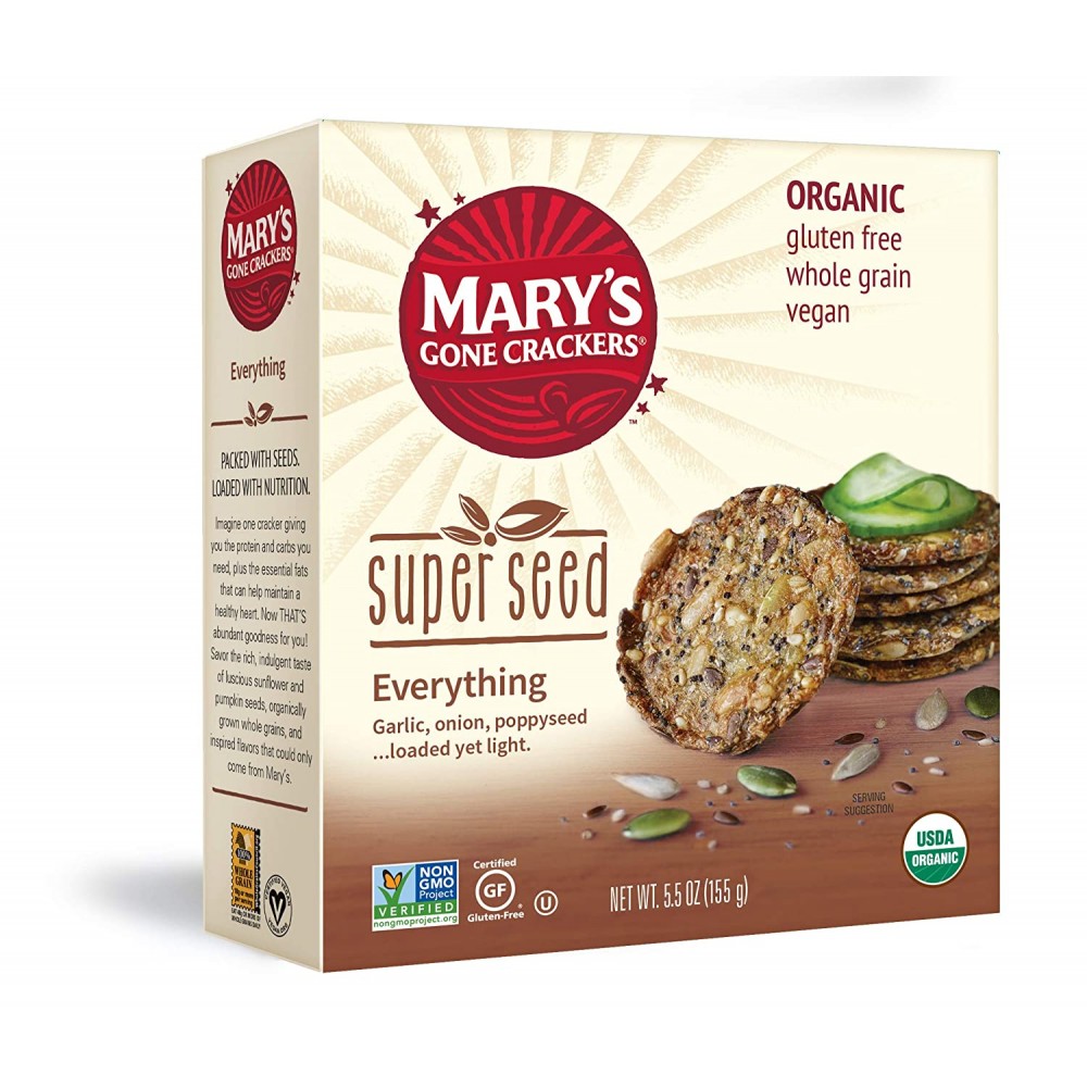 Mary's Gone Crackers Super Seed Everything (6x5.5 OZ)