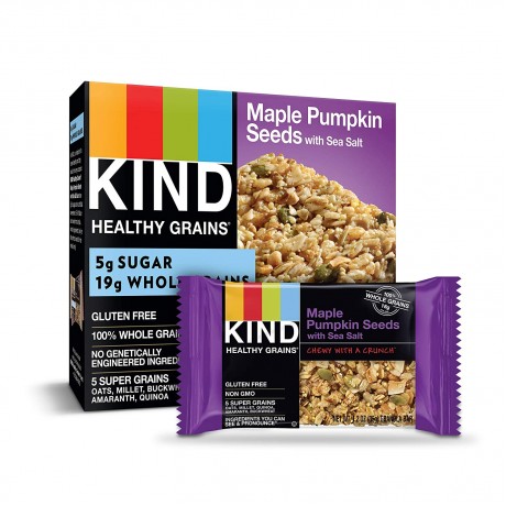 Kind Gran Bar, Maple Pmkn Sd W/Sslt (8/5x1.2 OZ)