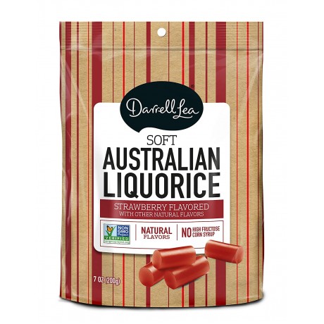 Darrell Lea Licorice Strawberry (8x7OZ )