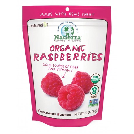 Nature's All Foods Frz Drd Raspberry (12x1.3OZ )