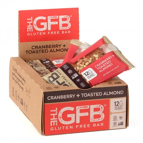 The GFB Cranberry Toasted Almond Bar Gluten Free (12x2.05Oz)