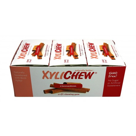 Xylichew Cinnamon Gum, Display (24x12 PC)