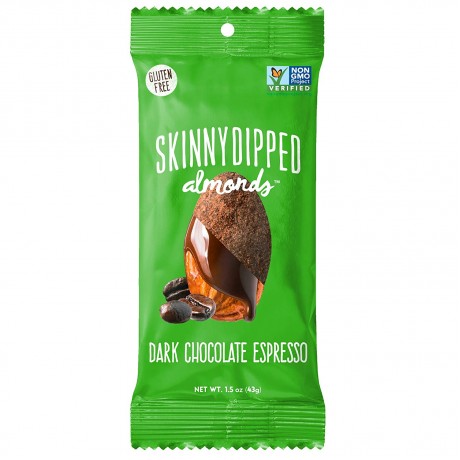 Wild Things Mini Skinny Dipped Almonds in Dark Chocolate Espresso (10x1.5 OZ)