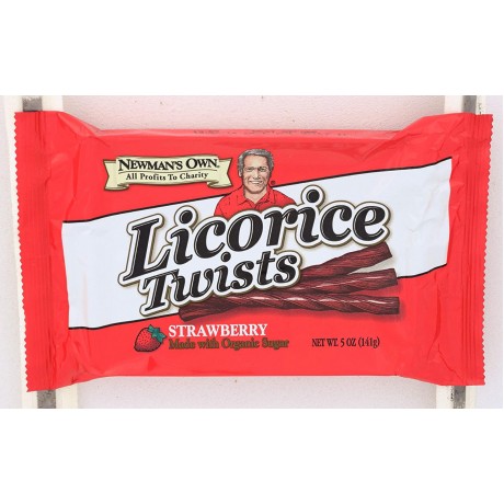 Newman's Own Organics Strawberry Licorice Twists (15x5Oz)