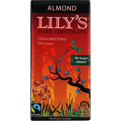 Lily's Almond Dark Chocolate (12x3 Oz)