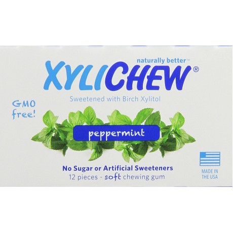 Xylichew Peppermint Gum, Display (24x12 PC)