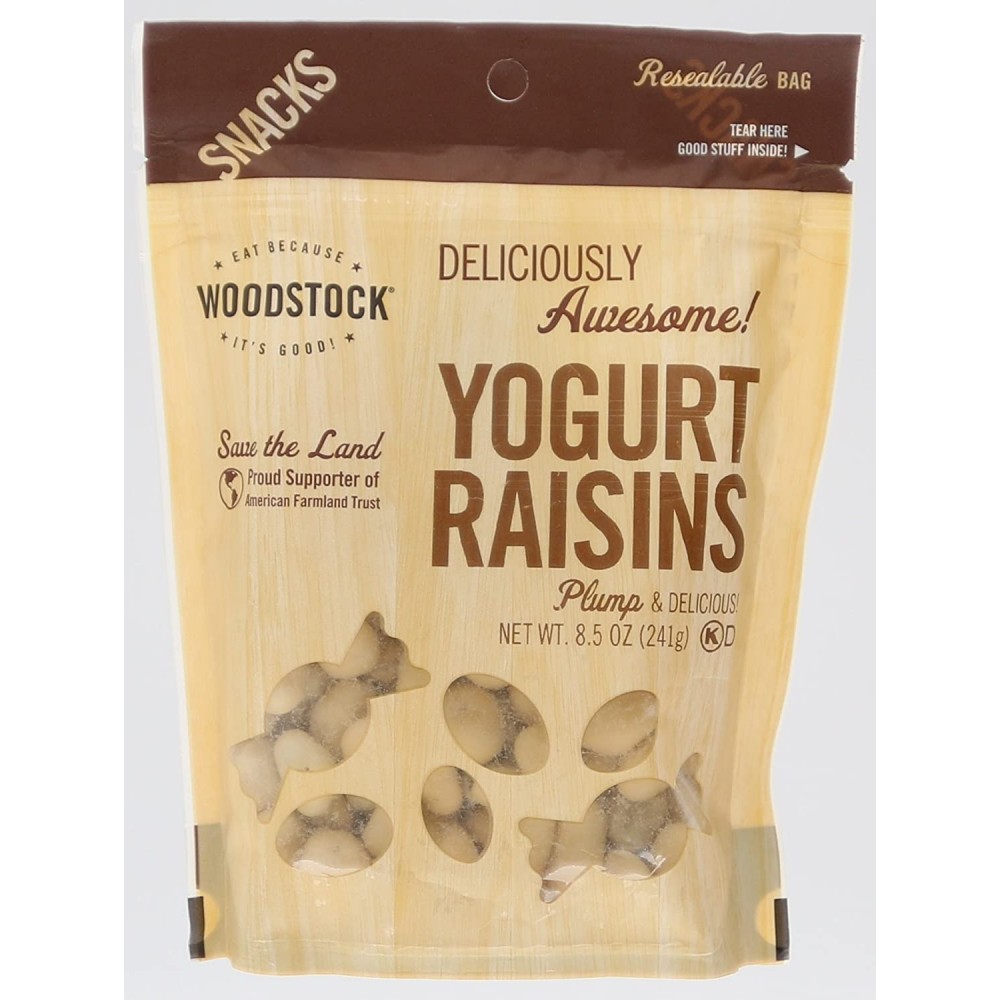 Woodstock Yogurt Raisins (8x8.5OZ )