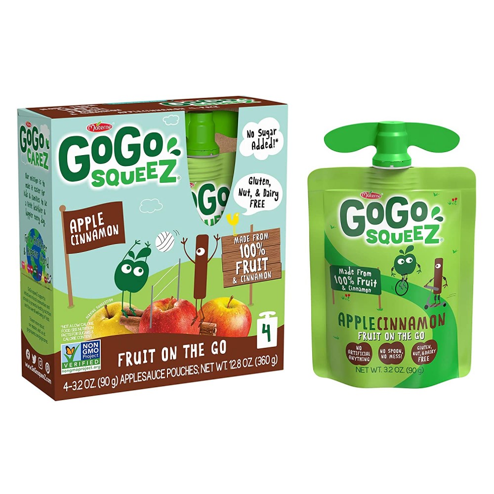 Gogo Squeez Og1 Apple Cinamon (12x4Pack)