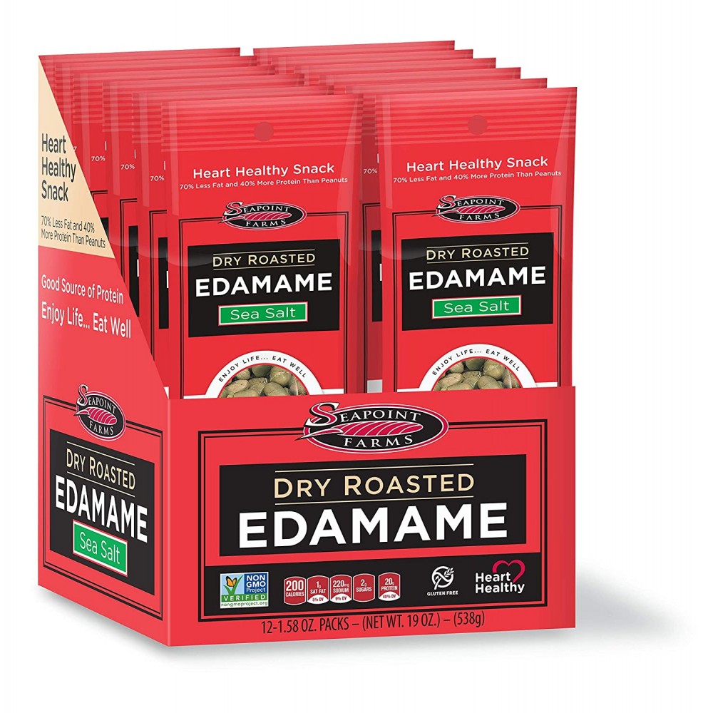 Seapoint Farms Dry Roasted Edm Sltd (12x1.58OZ )