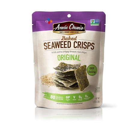 Annie Chun's Seaweed Crisps Original (10x1.27 OZ)