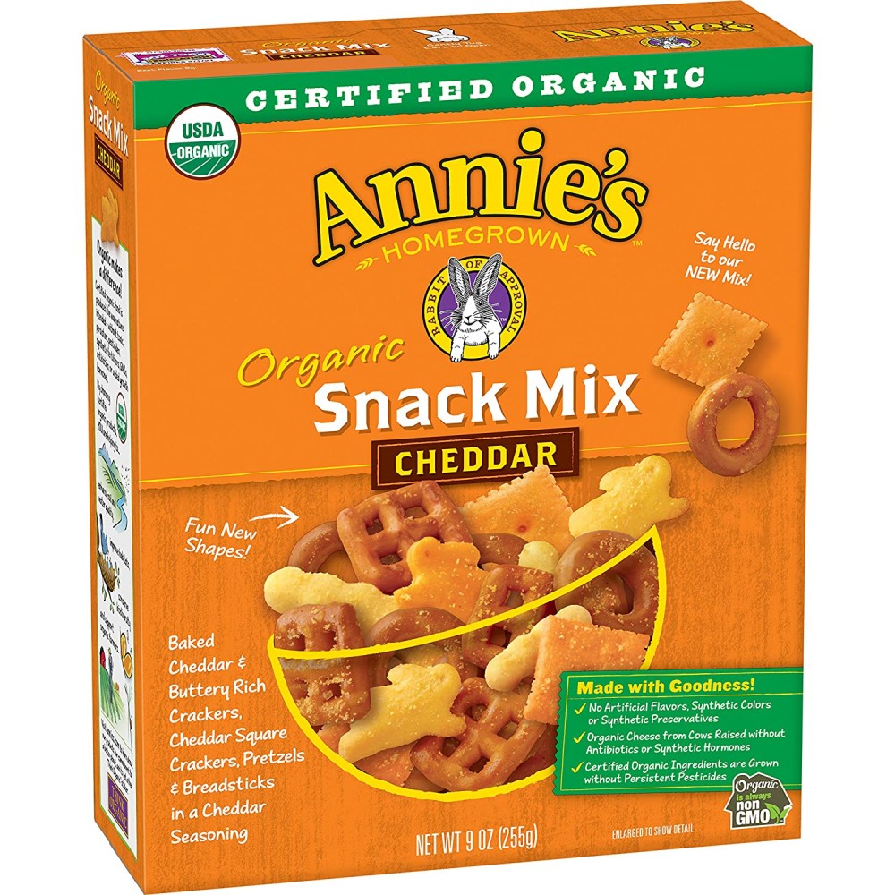 Annie's Homegrown Bunnies Cheddar Snack Mix (12x9 Oz)