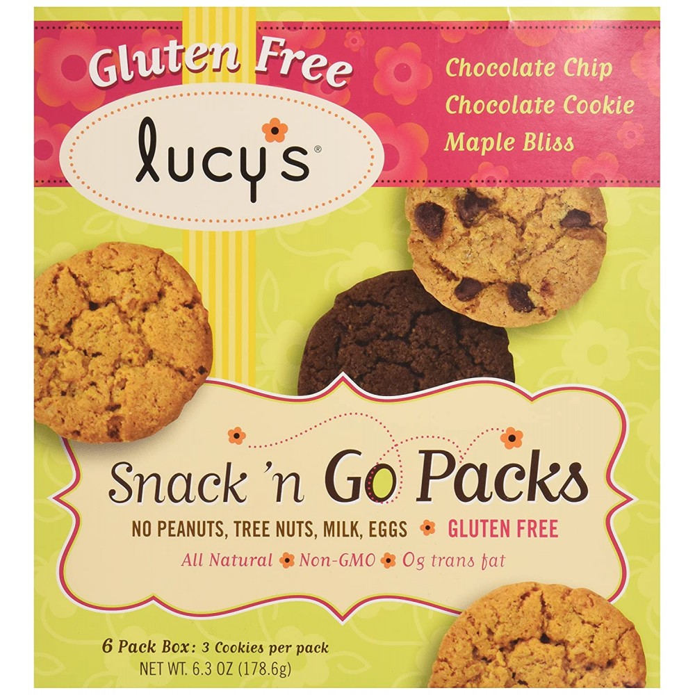 Lucy's Snack N Go, Cookie Combo Gluten Free Cookie (8x6.3 Oz)