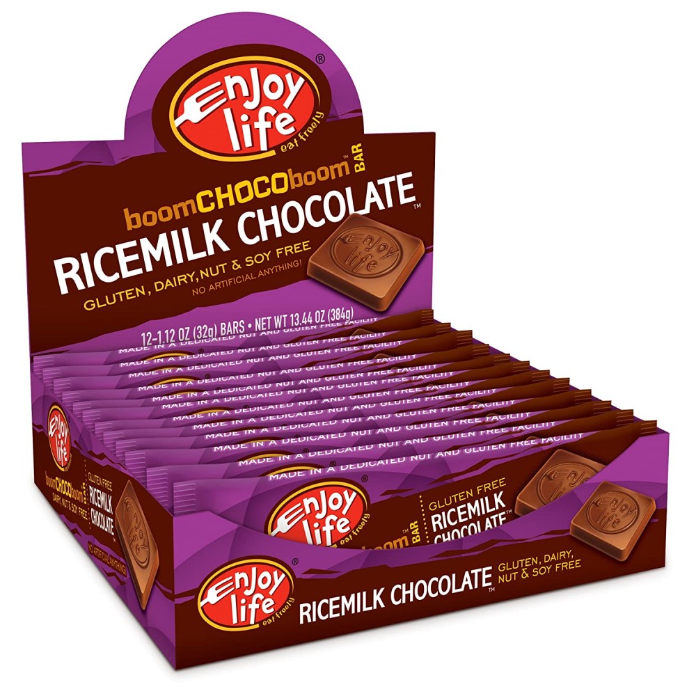 Enjoy Life Foods Rice Milk Chocolate Bar Dairy Free (24x1.4 Oz)