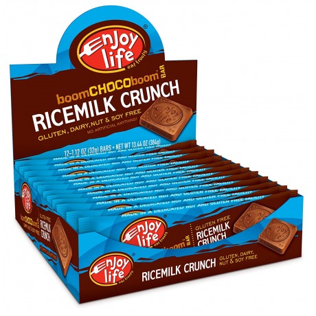 Enjoy Life Foods Milk Chocolate Crispy Rice Bar (24x1.4 Oz)