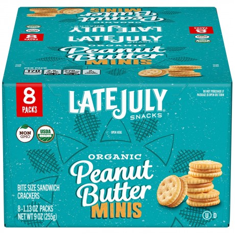 Late July Mini Peanut Butter Sandwich Cracker (4x8x1.125Z)