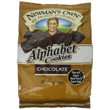 Newman's Own Organics Alphbet Cookie Chocolate (6x7OZ )