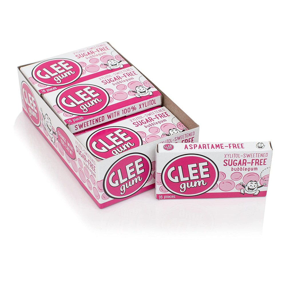 Glee Gum Bubblegum Flavor Box (12x16ct )