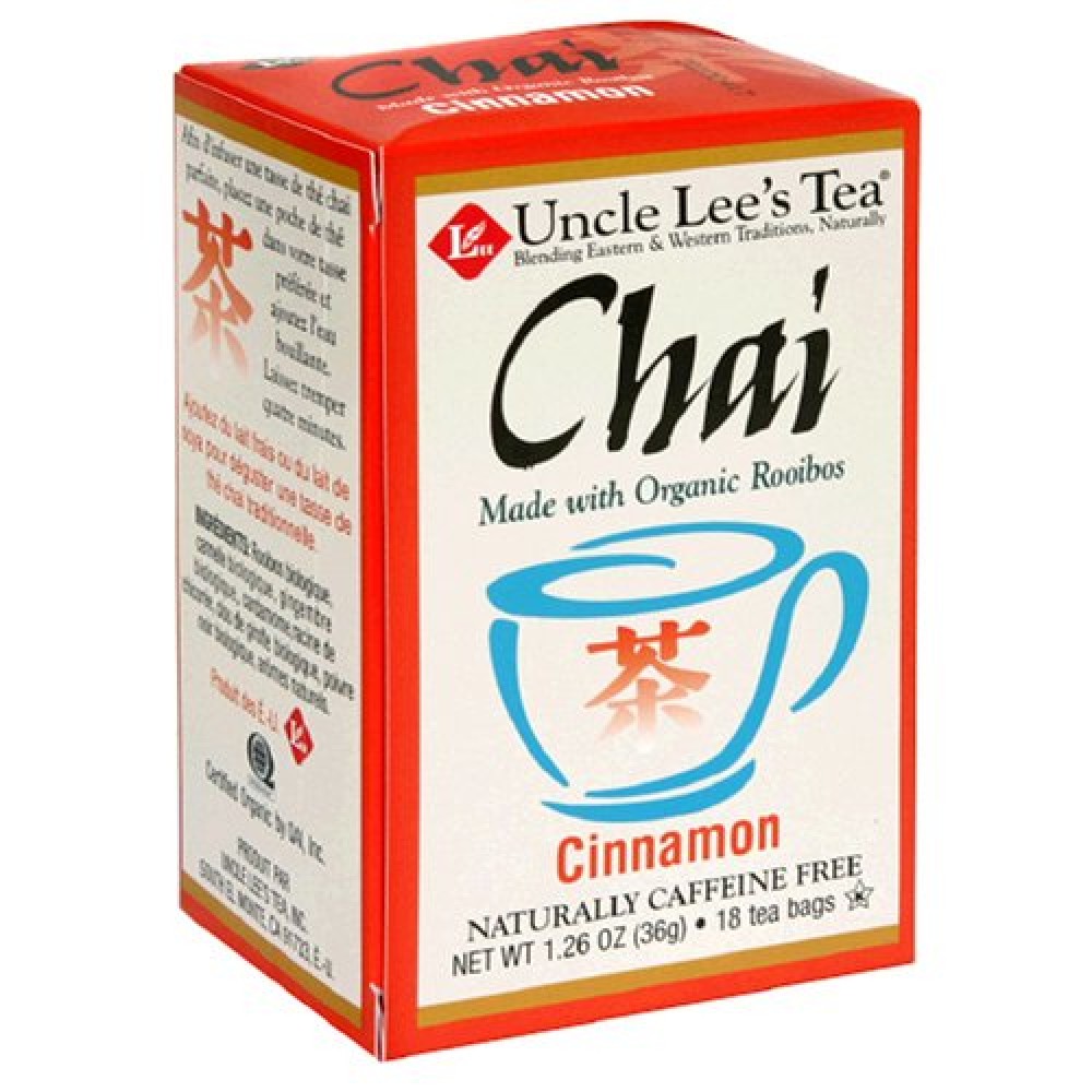 Uncle Lee's Organic Chai Cinnamon (1x18 Tea Bags)