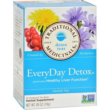 Traditional Medicinals Everyday Detox Herb Tea (1x16 Bag)