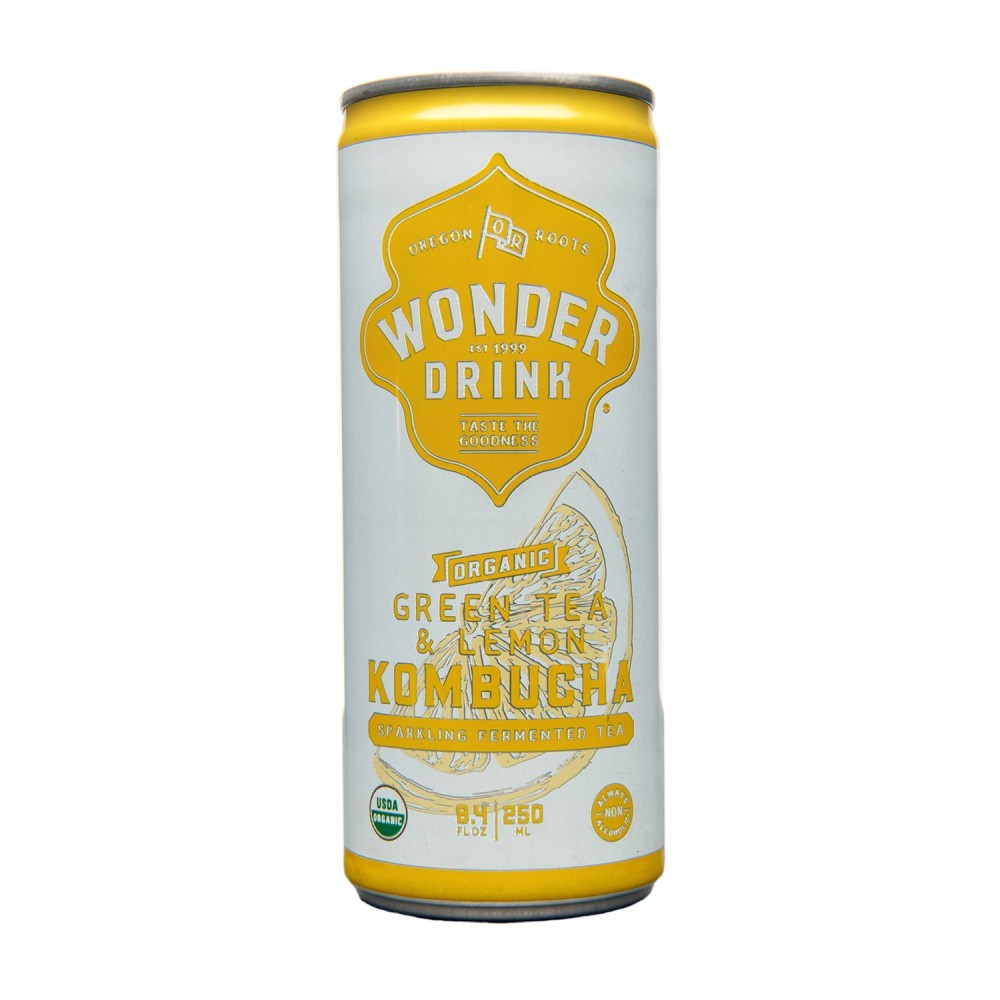 Kombucha Wonder Drink Green Tea Lemon (24x8.4Oz)