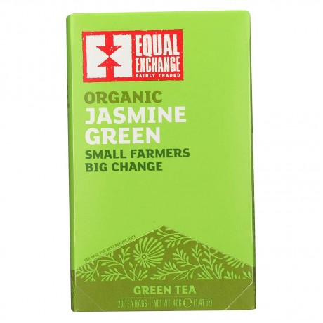 Equal Exchange Organic Jasmine Green Tea (6x20 Bag)