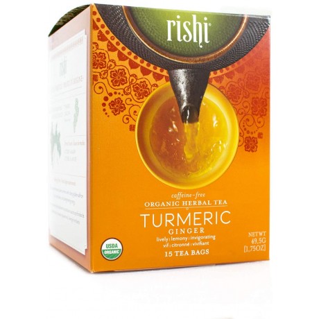 Rishi Tea Tumeric Ginger, FT (6x15 BAG)